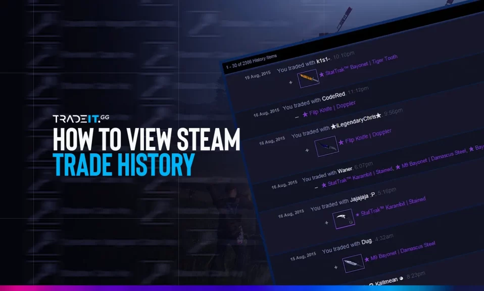 How to Check Someone’s Steam Trade History